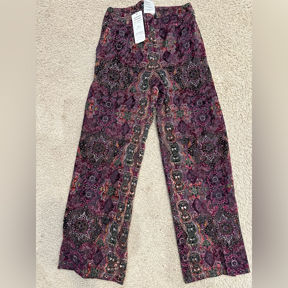 Lisette Montreal Bohemian Paisley Print Pants